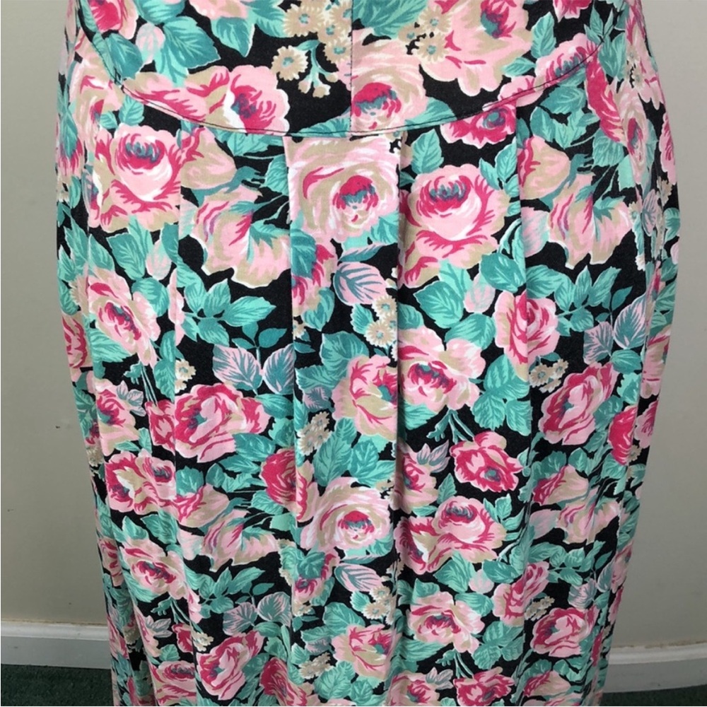 Maggie Lawrence Sport Collection Midi Dress Floral Pleated - Picture 4 of 10